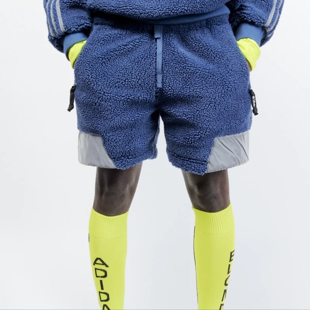 NWT Men's Adidas x Blondey Sherpa shorts